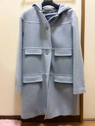 APPENA 코트 블루 그레이