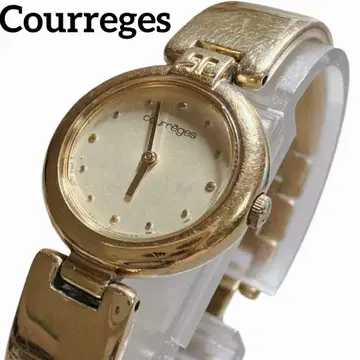 쿠레쥬 골드 아날로그 손목시계
