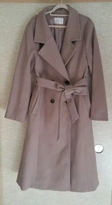 GLACIER 베이지 롱 코트 M 사이즈