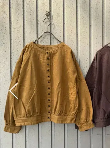 플라워 코튼 자카드 2WAY 블라우스