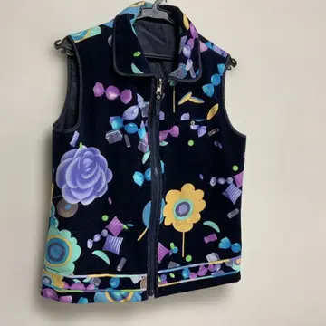 레오나르 스포츠 플라워 프린트 베스트