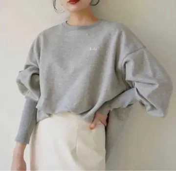 Acka loose sweat 그레이