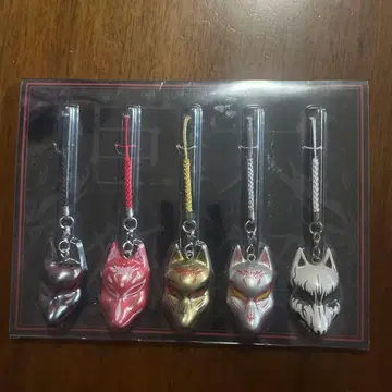 BABYMETAL 여우 가면 키링 세트 5개 새상품급 미사용