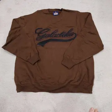 GALACTIKA  오버 사이즈 맨투맨 브라운 XXL