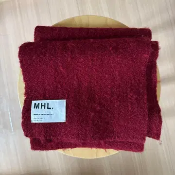 MHL 마가렛 호웰 머플러 빨간색