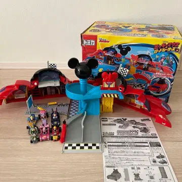디즈니 미키 로드 레이서즈 레이스 트랙 세트 토미카 6대 포함