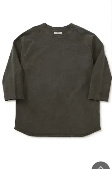 할리우드 런치마켓 피그먼트 다이드 베이스볼 T셔츠 차콜