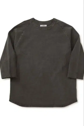 할리우드 런치마켓 피그먼트 다이드 베이스볼 T셔츠 차콜