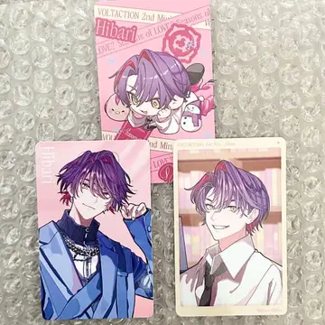 니지산지 VOLTACTION 혜택 앨범 포토 카드 와타라이 히바리