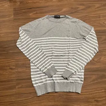 JOHN SMEDLEY 존스메들리 면 보더 니트 스웨터 긴팔