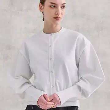 UNITED TOKYO 프레스코 니트 가디건 화이트