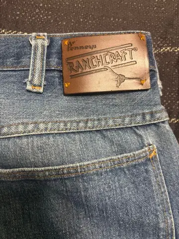 70s 런치 크라프트 데님 팬츠 페니스