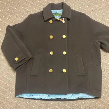 LA MARINE FRANCAISE 다크 브라운 피 코트