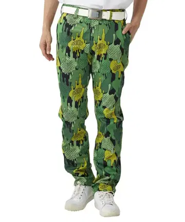 가을/겨울 라우드마우스골프 본딩 팬츠 XL 코믹 로트 그린