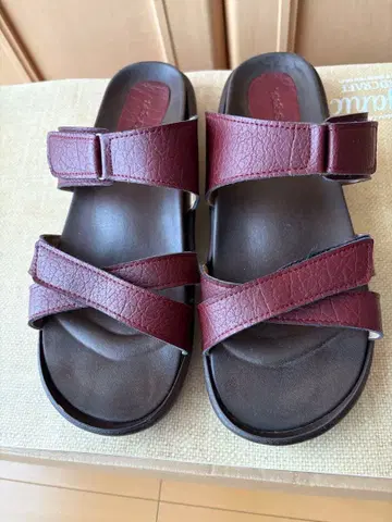 리게타 크로스 벨트 웨지 샌들 L 사이즈