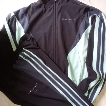 한정판 셋업! 블랙 민트 정품 LYFT 트랙 자켓 와이드 팬츠