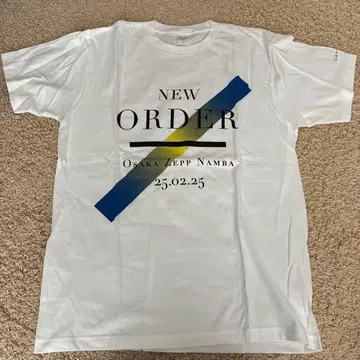 NEW ORDER 셔츠 오사카 Zepp Namba