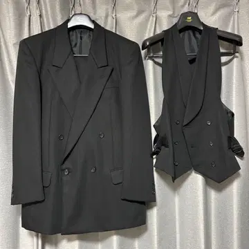 MEN'S TENDRAS 블랙 더블 수트