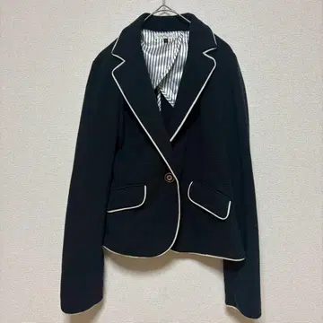 에스프리뮬 테일러드 자켓 겉옷 11호 블랙 깔끔한 아우터