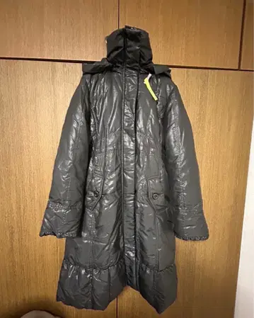 블랙 다운 코트