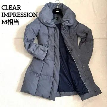 CLEAR IMPRESSION / 롱 다운 코트 / 그레이 / M 상당