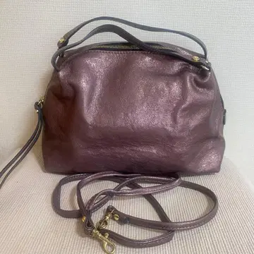 지아니카리니 알리파 2way 숄더백 브라운 퍼플