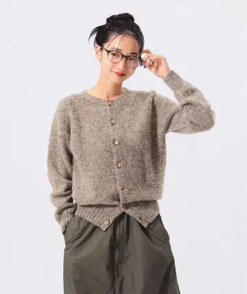 노아 이스터리 x 빔즈 보이 셰틀랜드 샤기 가디건