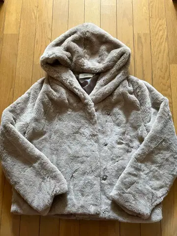 AZUL by moussy 아즐 퍼 소재 블루종 자켓