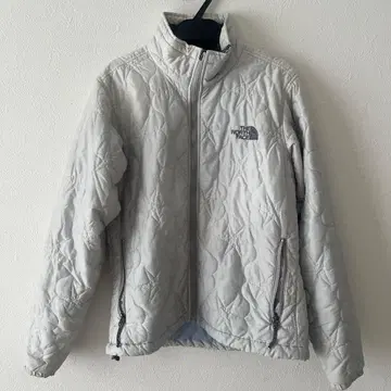 THE NORTH FACE 퀼팅 다운 자켓 라이트 그레이