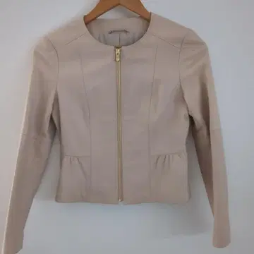 ANAYI 베이지 가죽 자켓 36