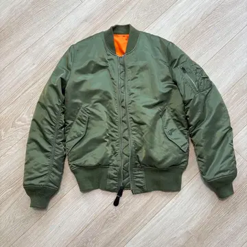 ALPHA MA-1 플라이트 자켓 그린 L