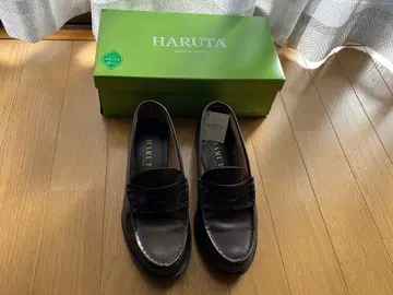 HARUTA 다크 브라운 로퍼