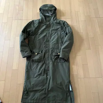 벤치 코트 스포츠 관람 축구 엄마 롱 코트 카키