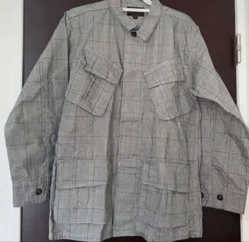 페로우즈 정글 퍼티그 자켓 L 사이즈 그레이 계열 체크 새상품