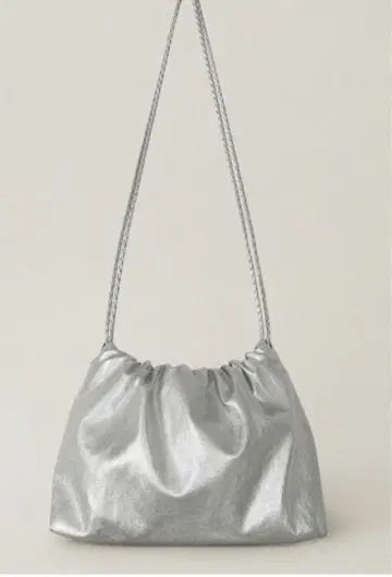 OHOTORO 실버 개더 숄더백