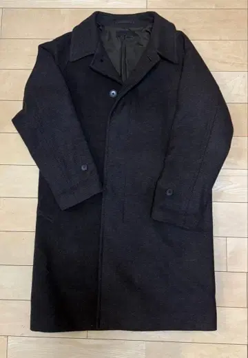 UNIQLO 싱글 브레스티드 코트/그레이/남성용 XS