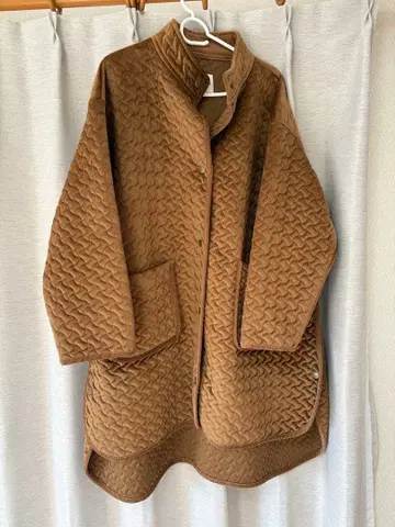 키리마루 브라운 퀼팅 자켓