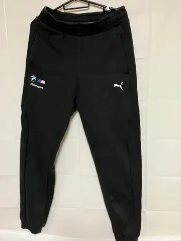 PUMA BMW Motorsport 블랙 스웨트 팬츠 M