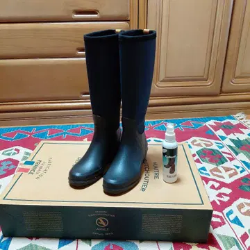 Aigle 네이비 고무 장화
