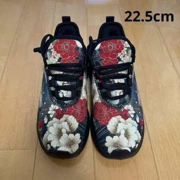 22.5cm 일본풍 패턴 스니커즈