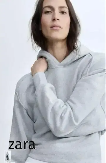 ZARA 헤비 웨이트 플리츠 맨투맨 L 미사용 새상품