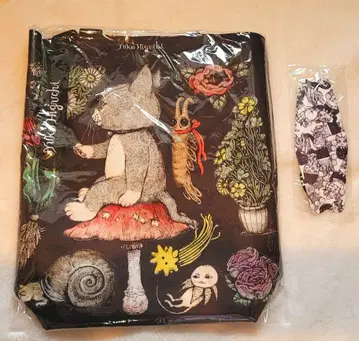 라스트 히구치 유코 대만 토트백 냥코 기환동물삼림 (마스크 포함)