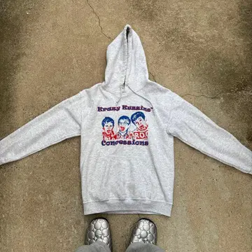 Krazy Kuzzins' Concessions 후드티 그레이