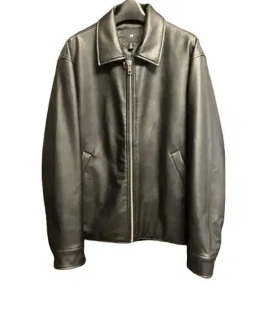 H&M 블랙 가죽 자켓