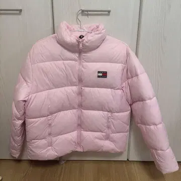 타미진스 타미힐피거 핑크 다운 자켓