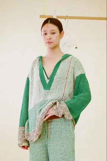 pamm 야산의 니트 후디