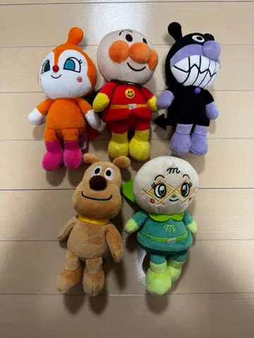 호빵맨 봉제 인형 세트