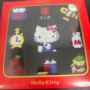 산리오 페이러 손수건 레트로 키티