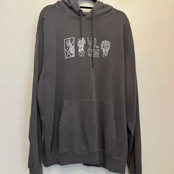 VOLCOM 후드 부착 후드티 그레이 볼컴 XL