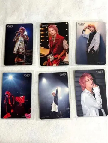 테고시 유야 2 페플라 테고시 트레이딩 카드 6장 세트